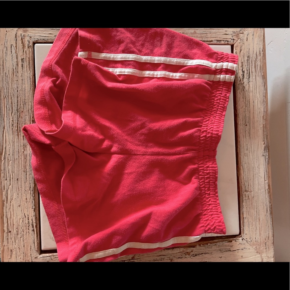 red running shorts